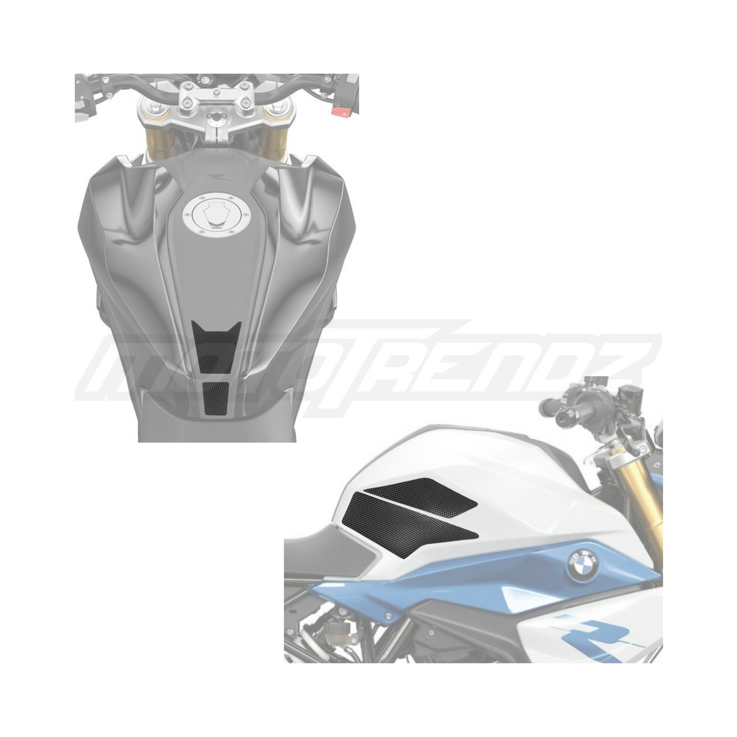 MOTOTRENDZ TRACTION PADS BMW G 310 R (2021) (SIDES)