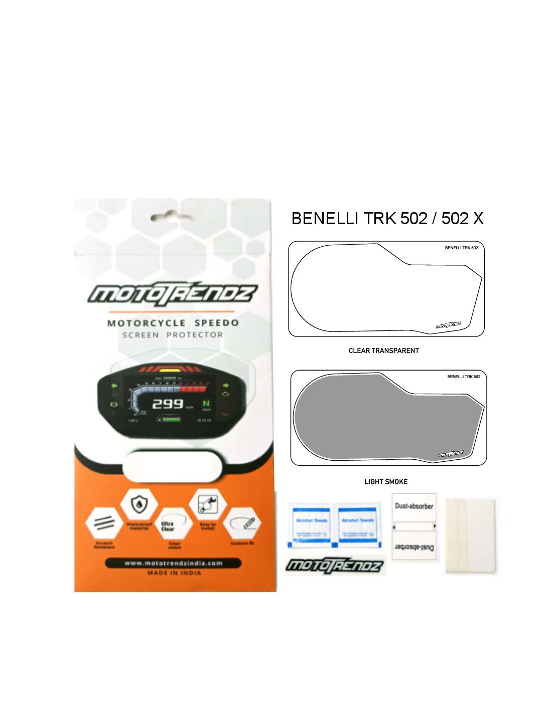 Speedometer Protector for Benelli TRK 502 / 502 X