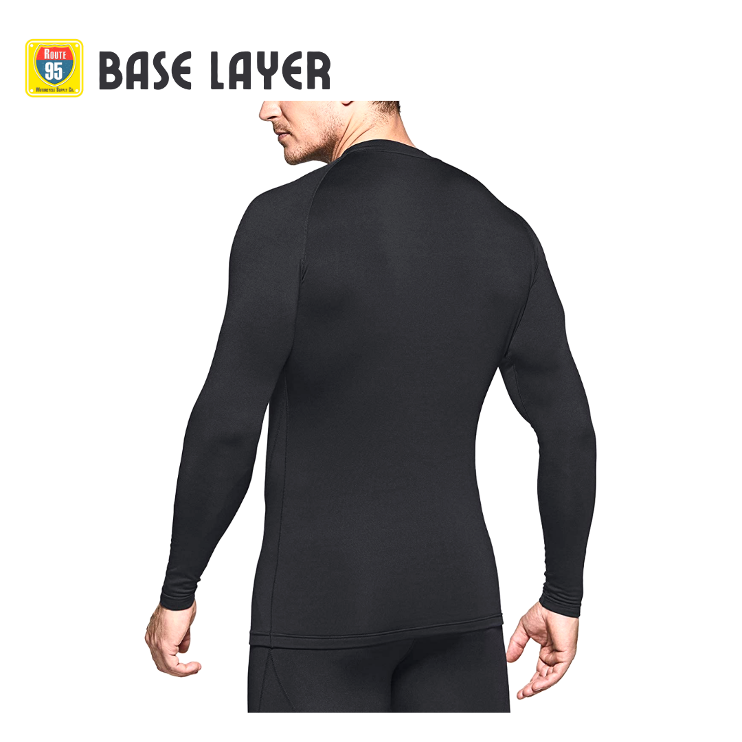 ROUTE95 BASE LAYER - TOP - BLACK