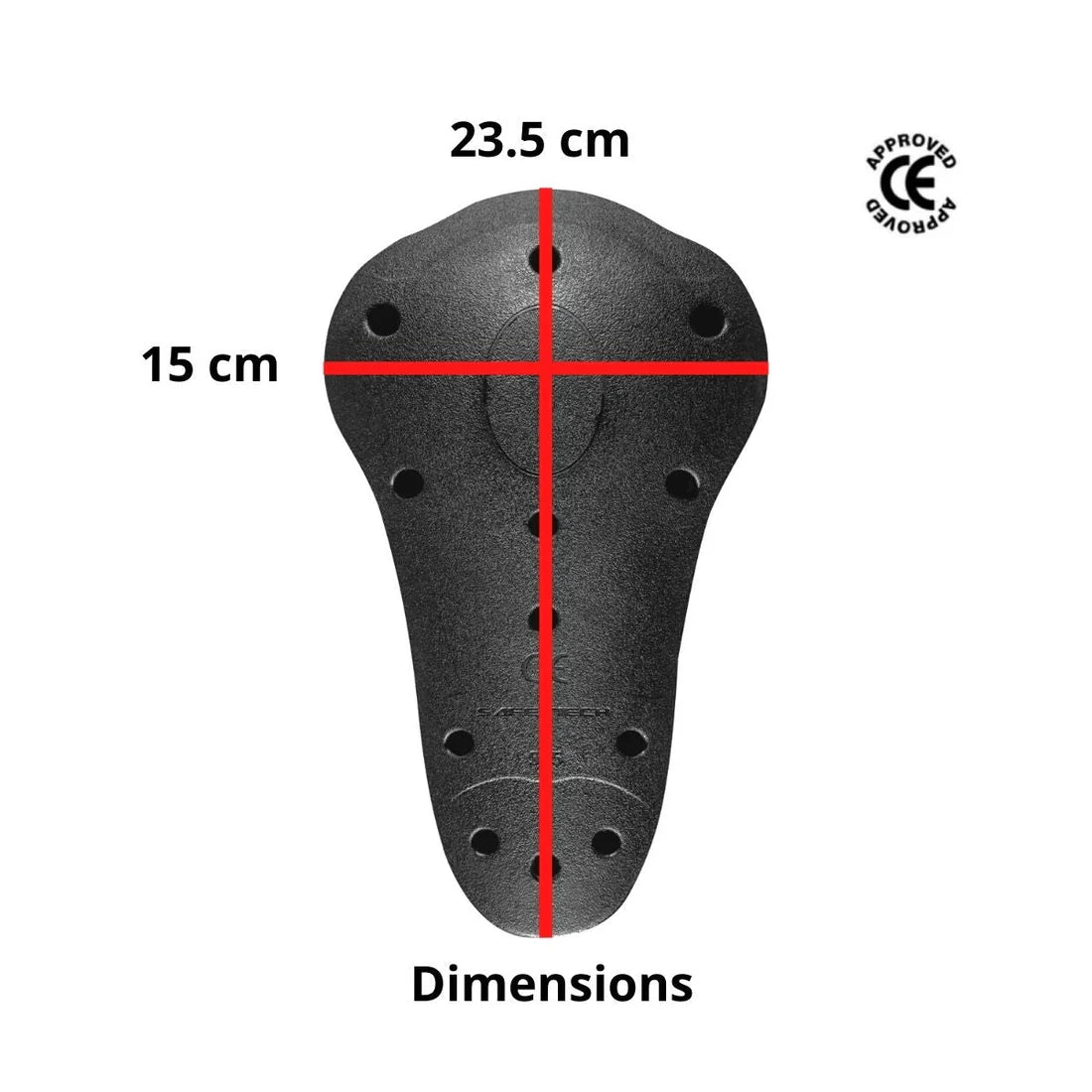 SAFETECH VISCOFLEX ARMOUR INSERT - LEVEL 2 - ELBOW-KNEE - ONE PAIR