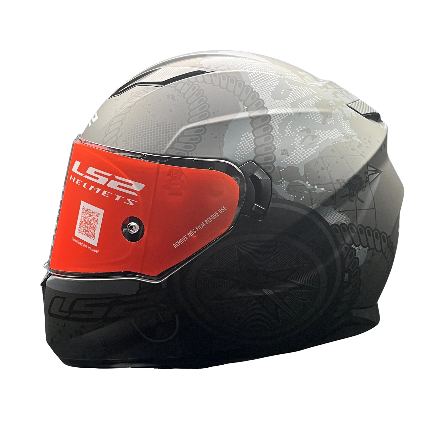 LS2 HELMET FF320 D RING VIATOR 7C