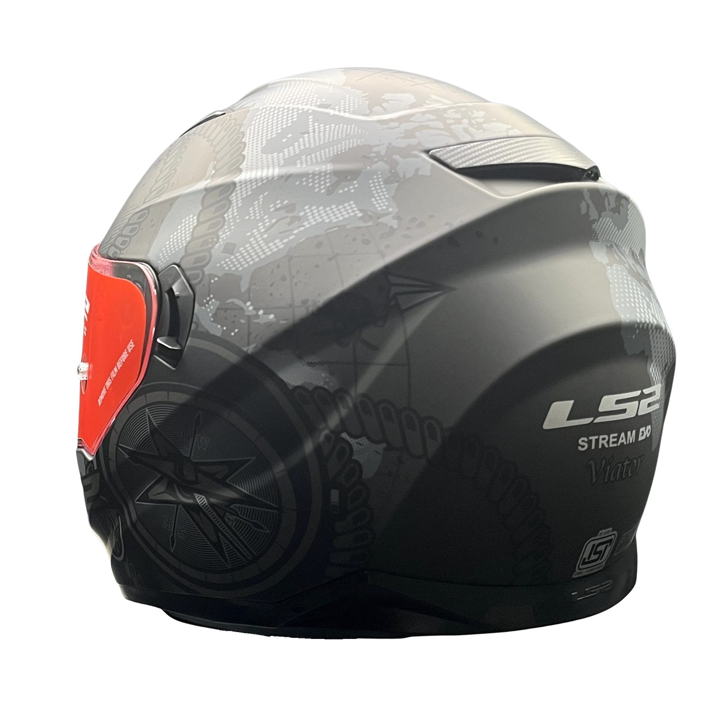 LS2 HELMET FF320 D RING VIATOR 7C