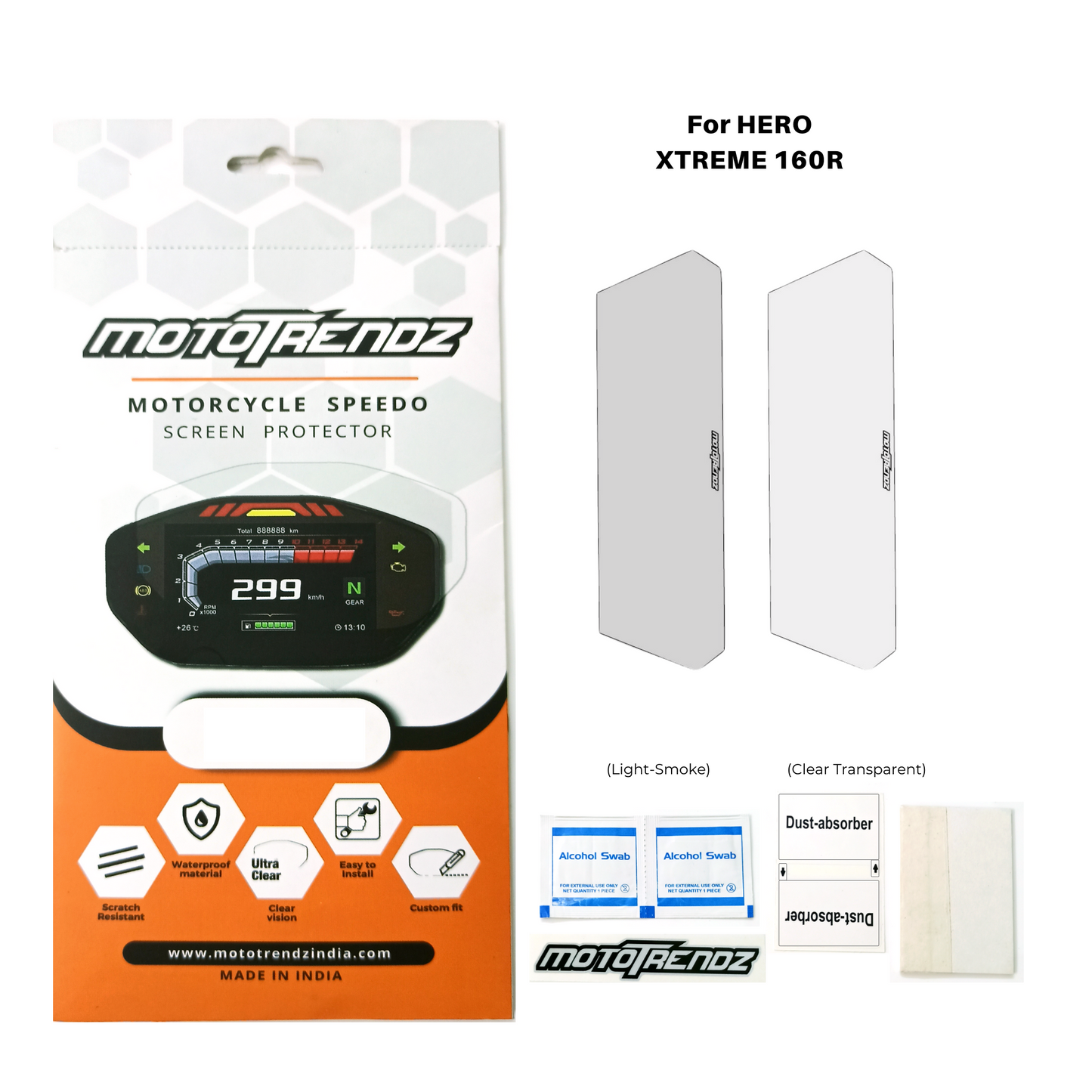 Motorcycle Speedo Screen Protector – Hero Xtreme 160R