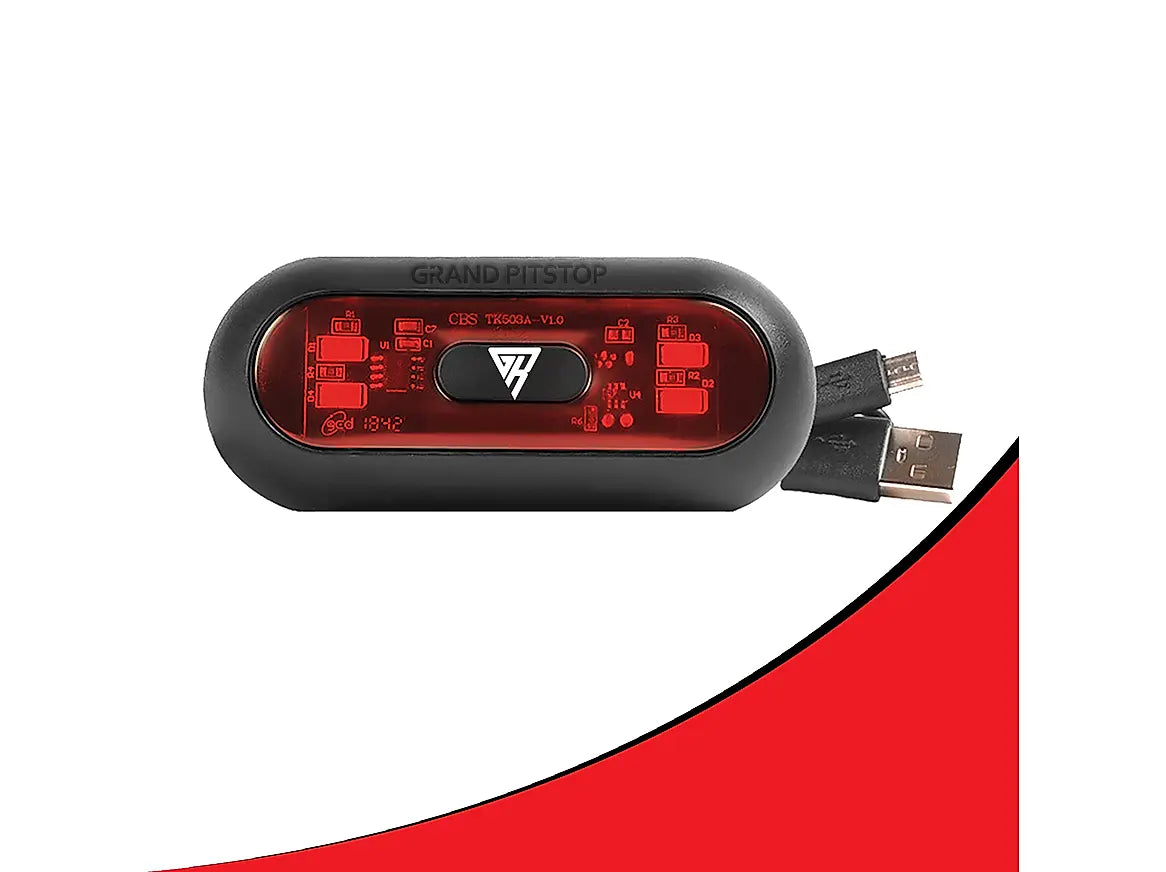 GRANDPITSTOP UNIVERSAL HELMET LED LIGHT RECHARGEABLE