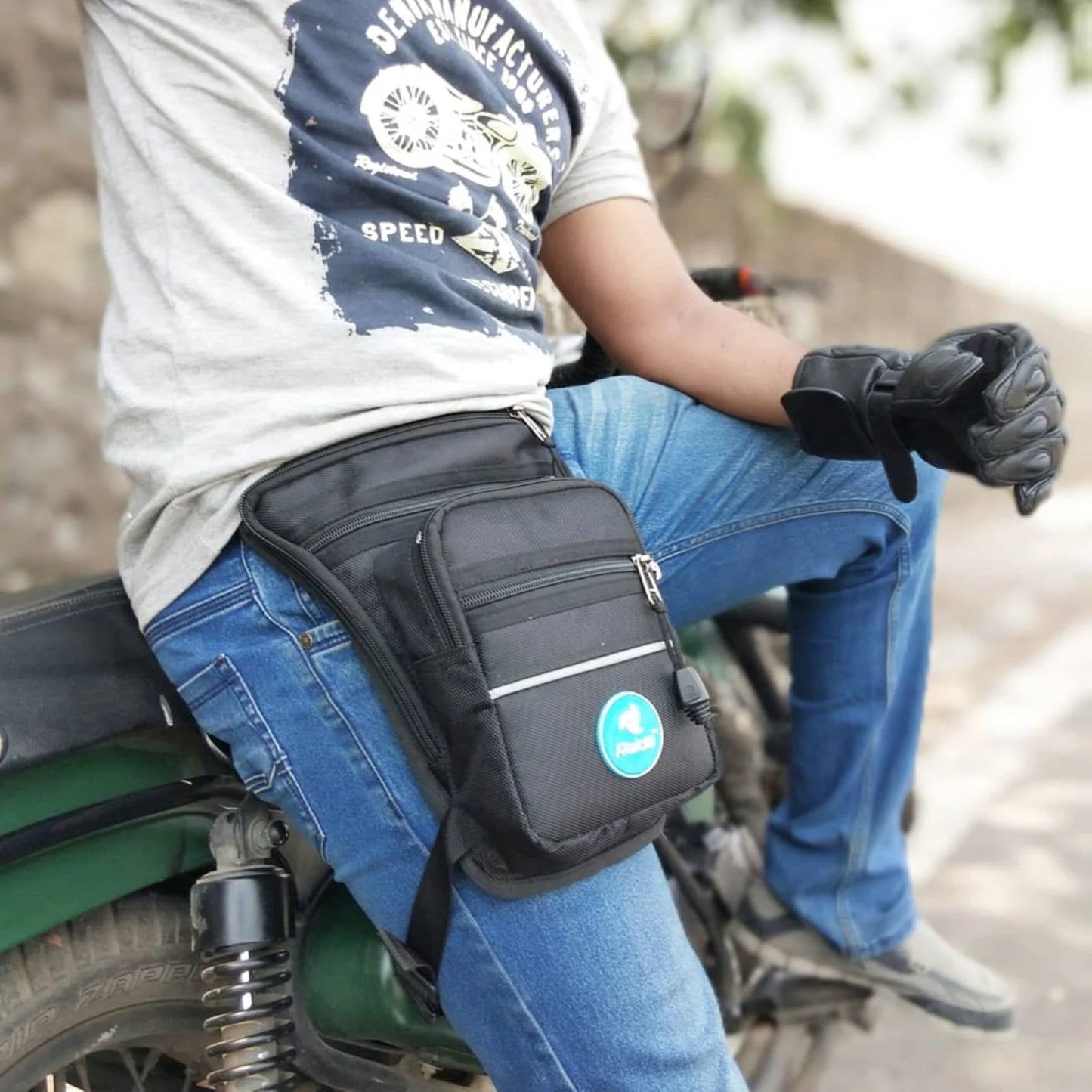 RAIDA GEARS THRUX MOTORCYCLE THIGH BAG