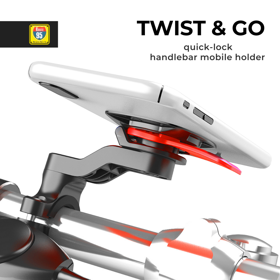ROUTE95 TWIST N GO PHONE HOLDER