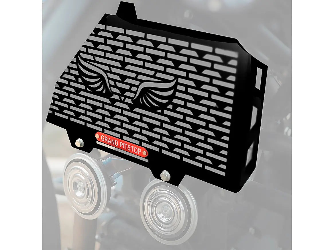 GRANDPITSTOP RADIATOR GUARD- HIMALAYAN - 450 - BLACK