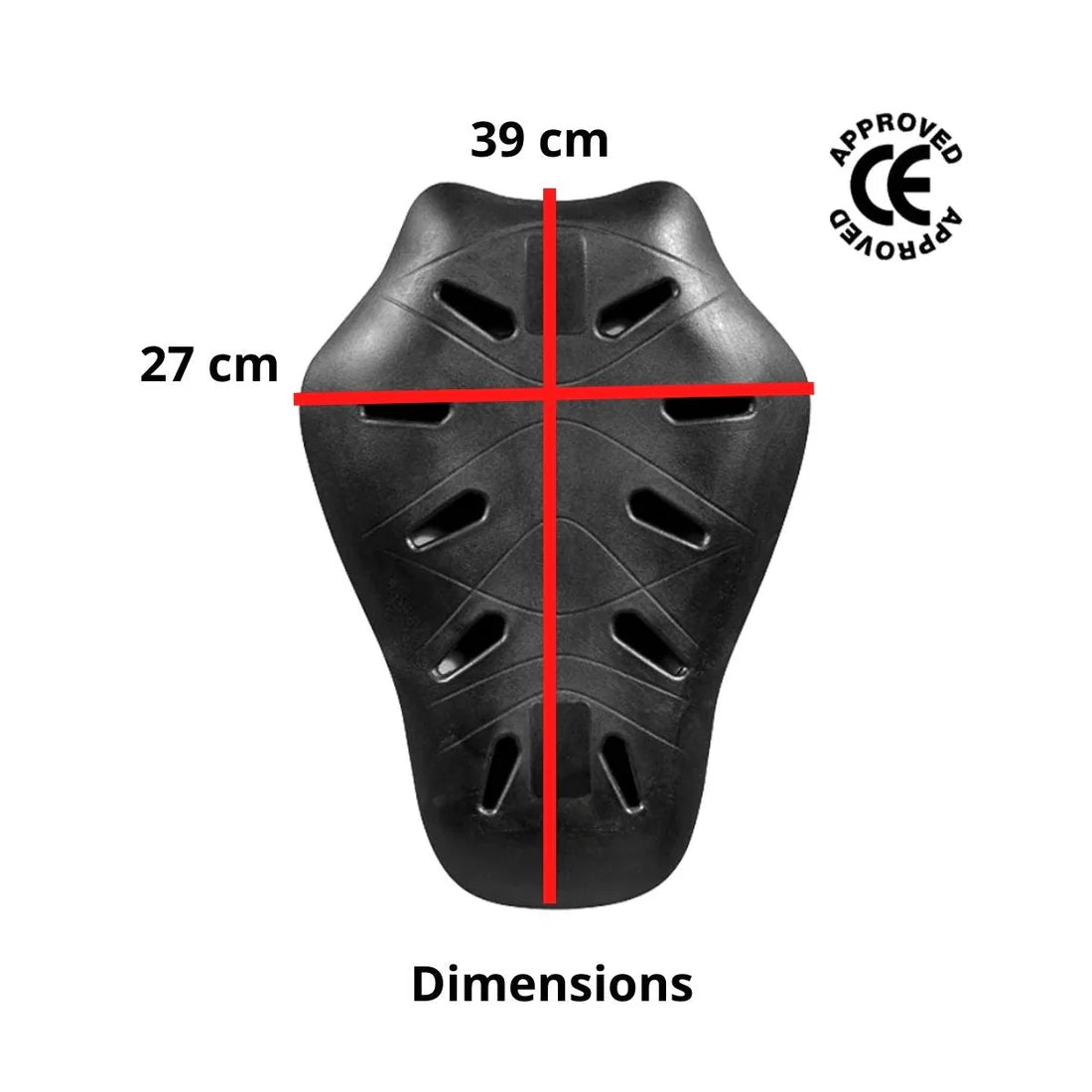 SAFETECH VISCOFLEX ARMOUR INSERT - LEVEL 2 - BACK - MEDIUM