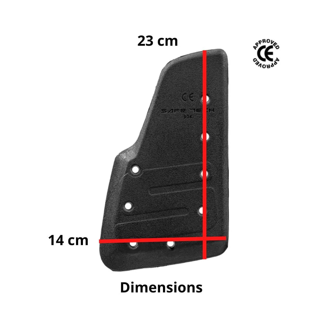 SAFETECH VISCOFLEX ARMOUR INSERT - LEVEL 1 - CHEST - ONE PAIR