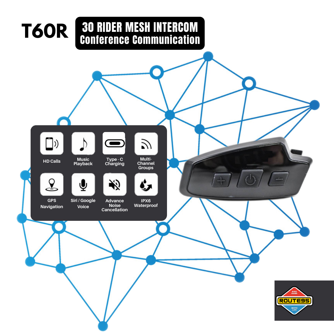 ROUTE95 T60R MESH INTERCOM