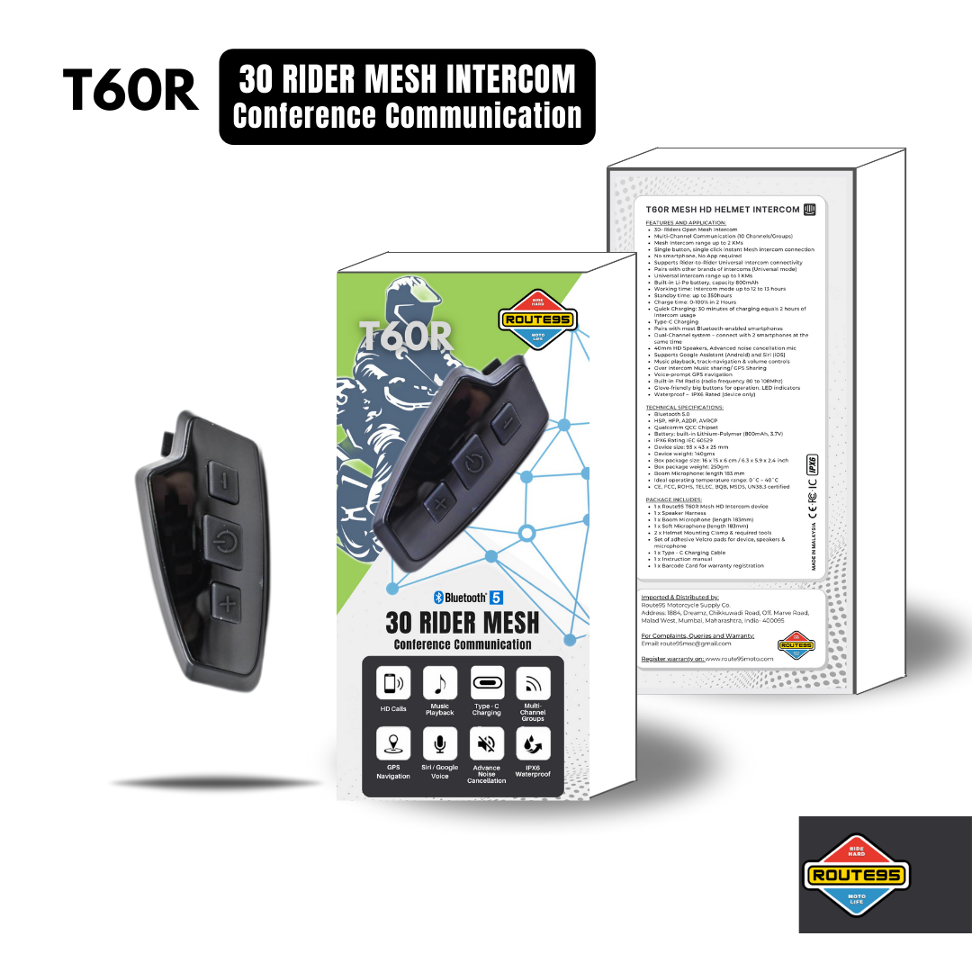 ROUTE95 T60R MESH INTERCOM