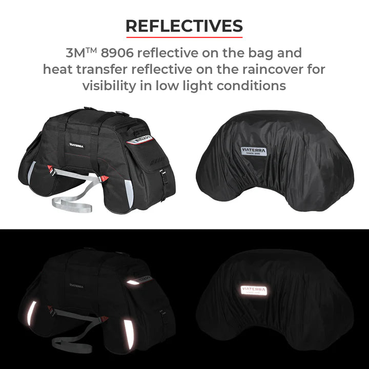 VIATERRA CLAW - 100% WATERPROOF MOTORCYCLE TAILBAG