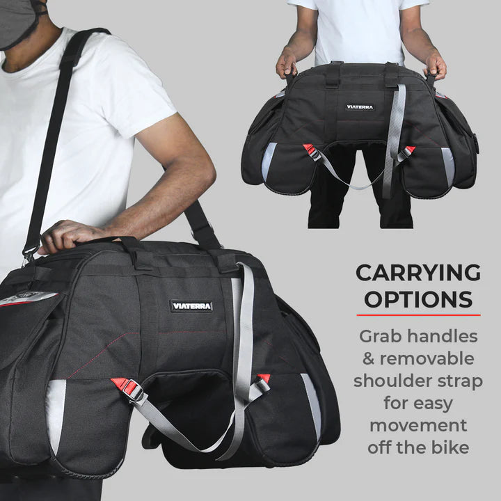VIATERRA CLAW - 100% WATERPROOF MOTORCYCLE TAILBAG