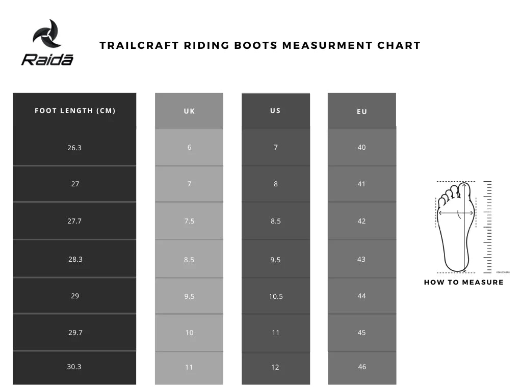 RAIDA GEARS TRAILCRAFT BOOTS