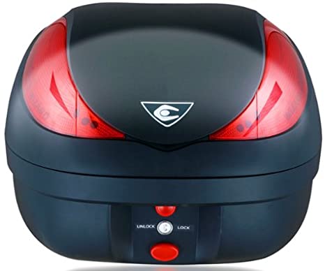 COOCASE TOPCASE WIZARD V36-BS - BLACK WITH LIGHT