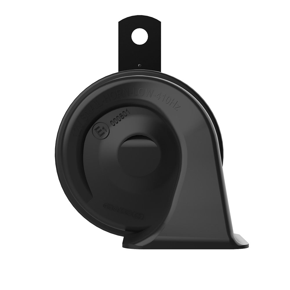 OXFORD FOGHORN 12V MOTORCYCLE HORN - BLACK