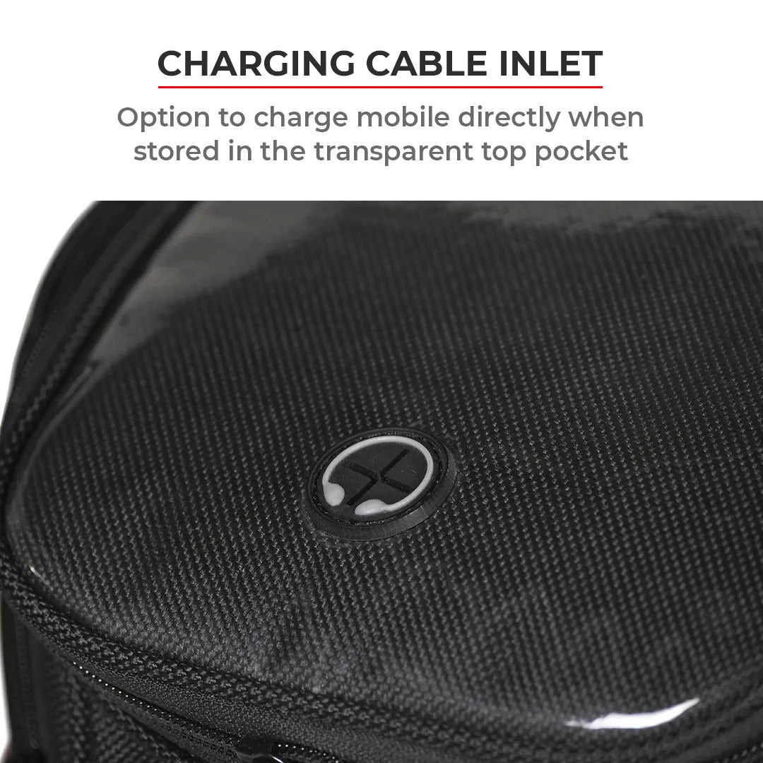 OXUS MAGNETIC MOTORCYCLE TANK BAG (MAGNET BASED)
