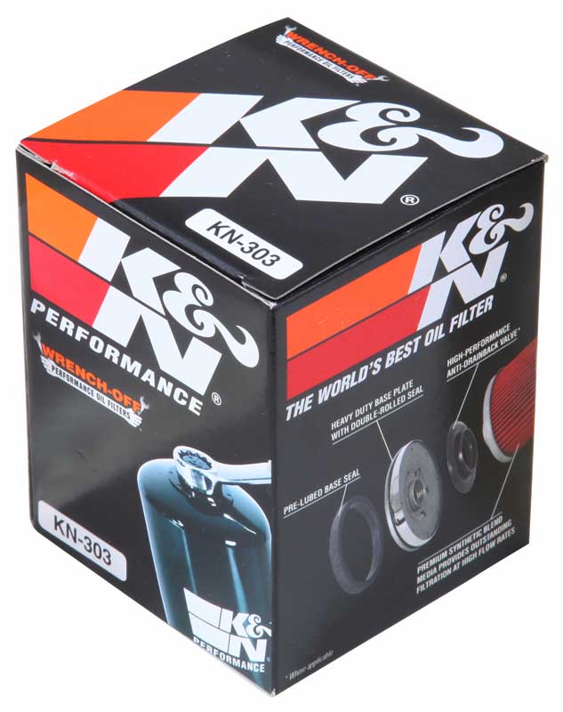 K&N OILFILTER- KN303 - YAMAHA-KAWASAKI