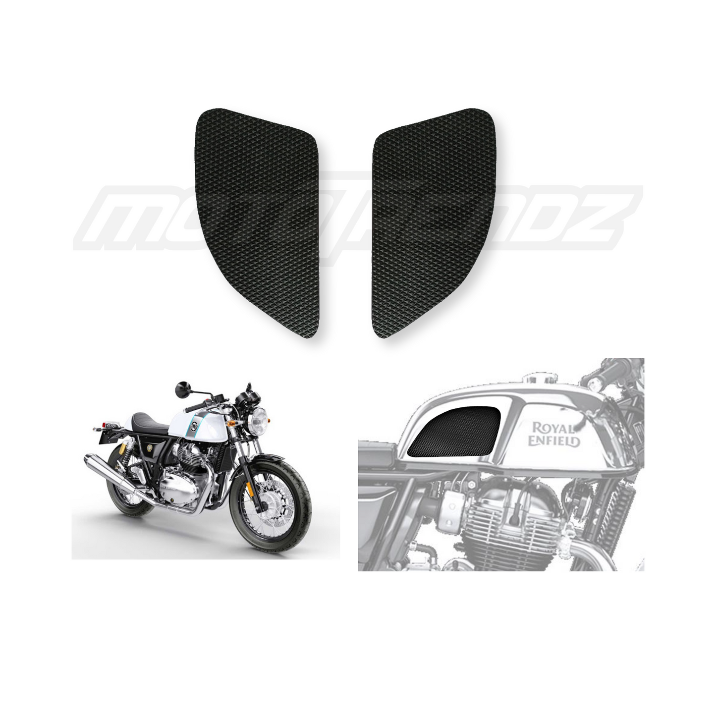 MOTOTRENDZ TRACTION PADS RE CONTINENTAL GT 650 (SIDES)