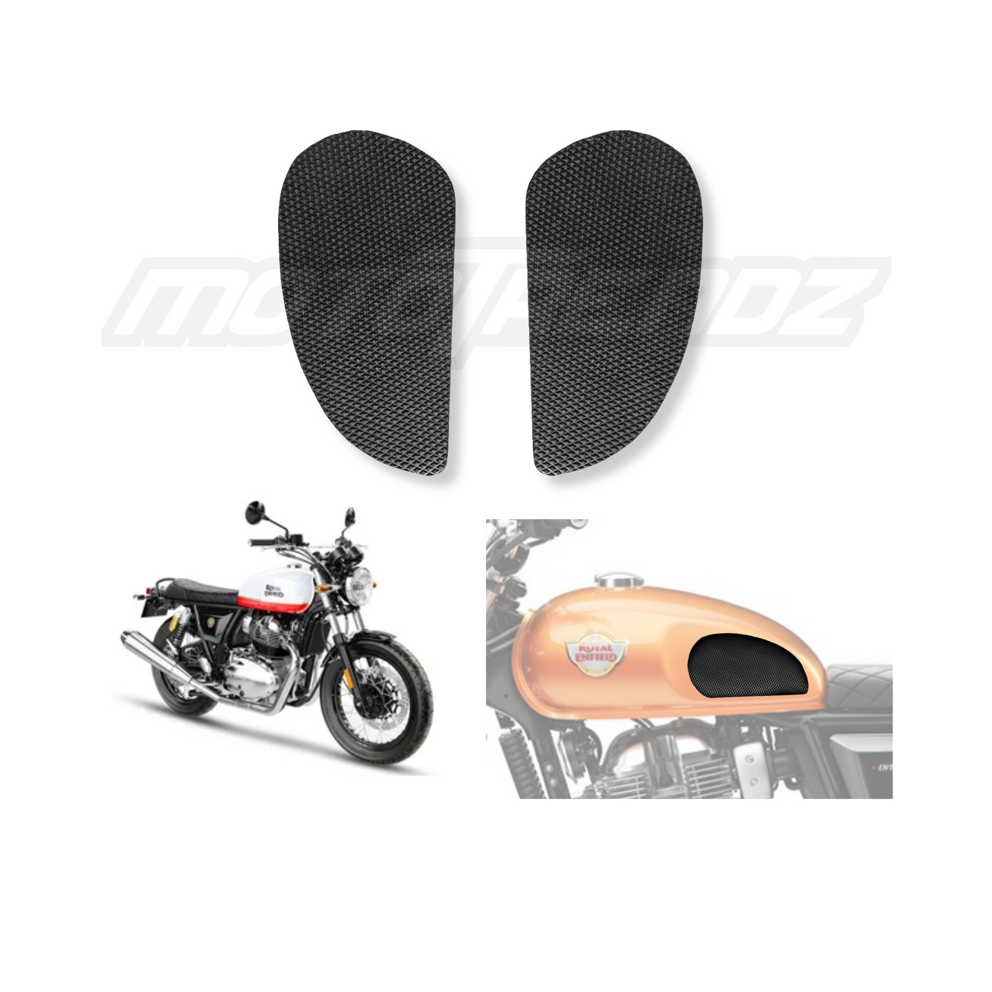 MOTOTRENDZ TRACTION PADS RE INTERCEPTOR 650 (SIDES)