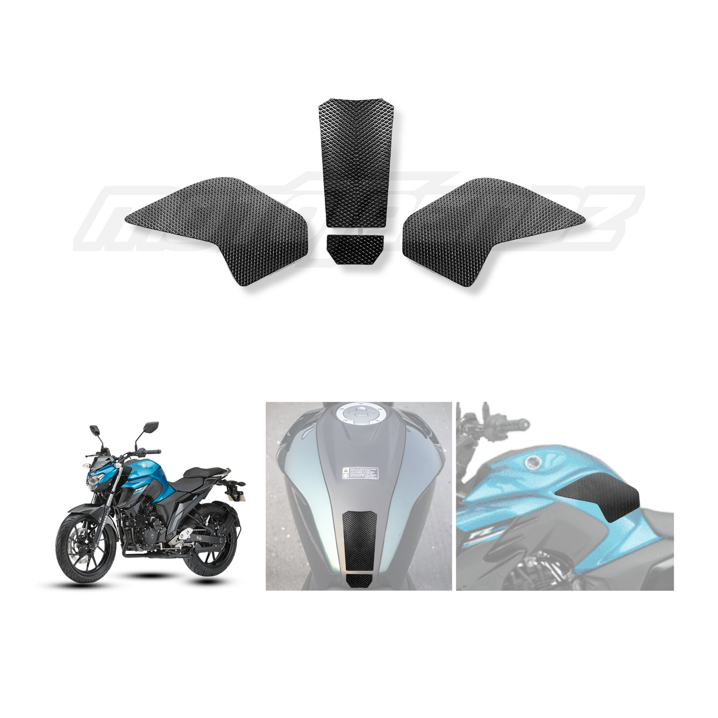 MOTOTRENDZ TRACTION PADS YAMAHA FZ 25/FZS25 (SIDES)