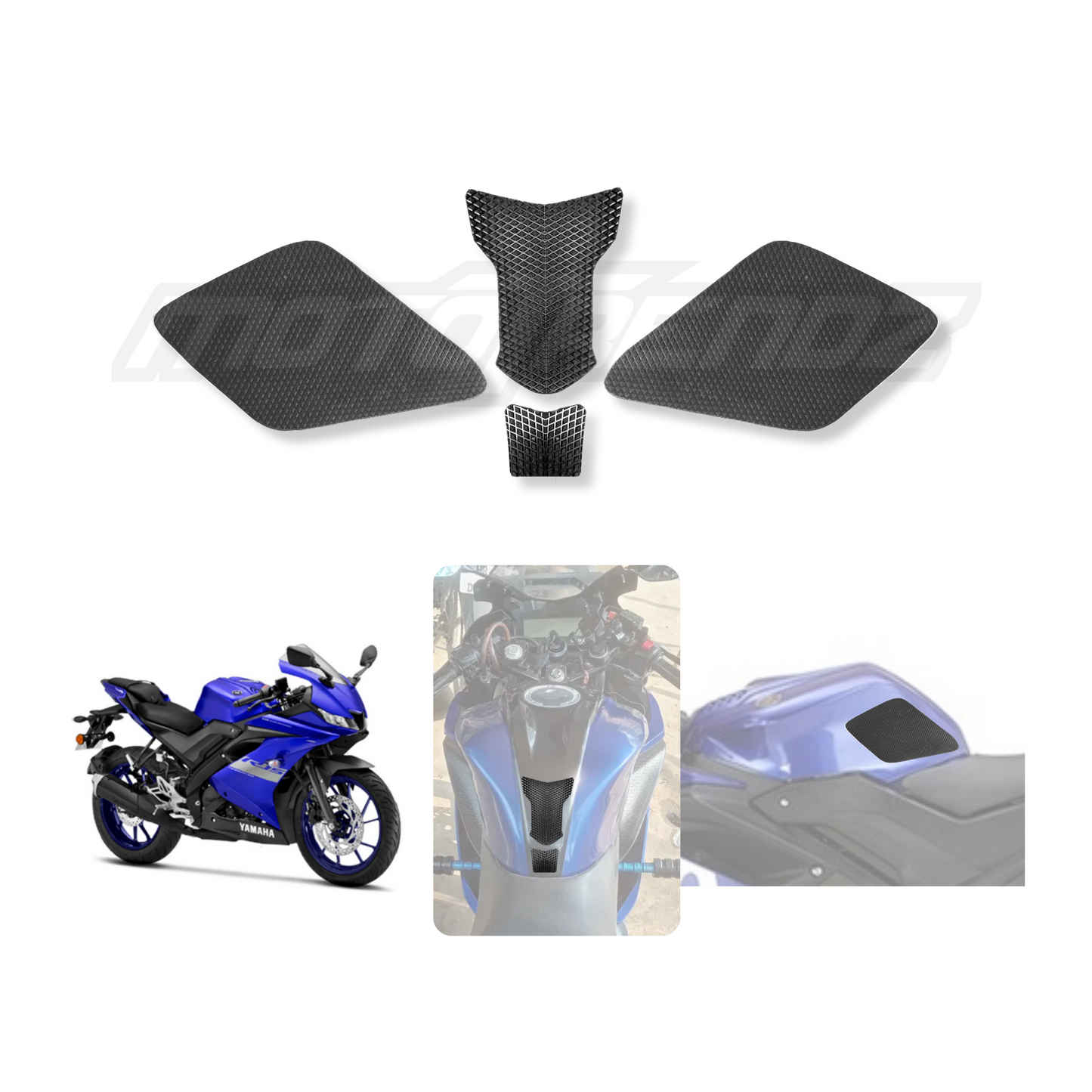 MOTOTRENDZ TRACTION PADS YAMAHA R15 V3 (SIDES)