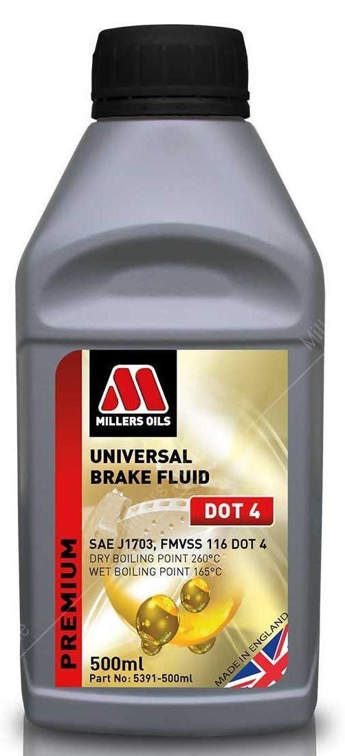 MILLERS OILS UNIVERSAL BRAKE FLUID DOT 4