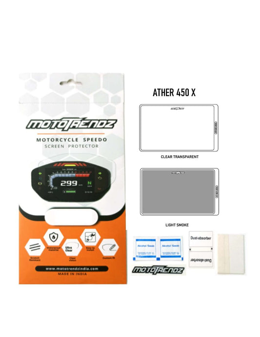 Motorcycle Speedo Screen Protector – ATHER 450 X
