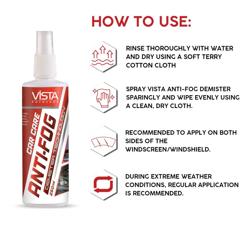 VISTA ANTIFOG DEMISTER 250ML