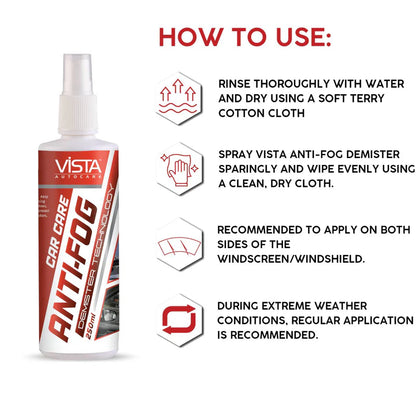 VISTA ANTIFOG DEMISTER 250ML