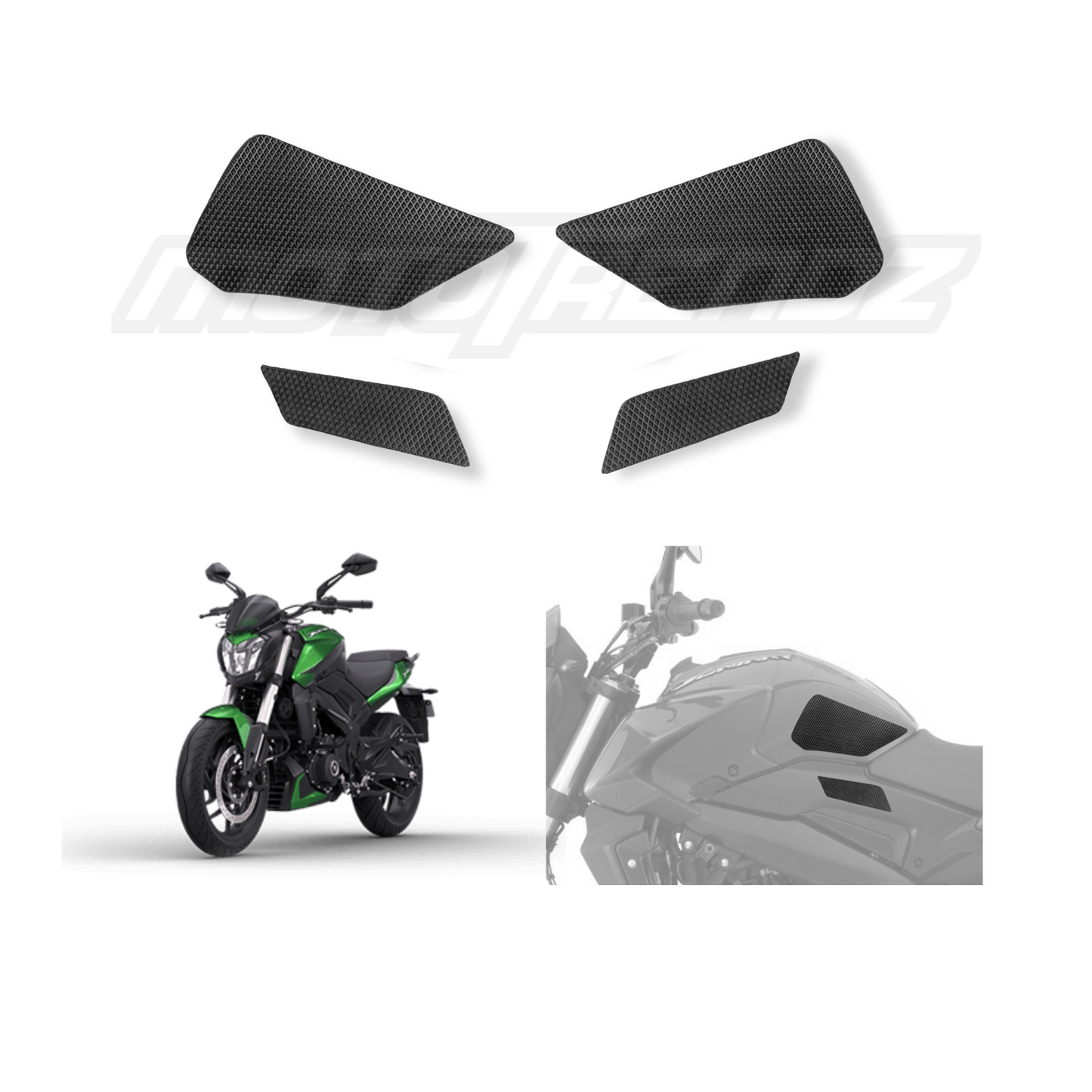 MOTOTRENDZ TRACTION PADS BAJAJ DOMINAR 250/400 (SIDES)