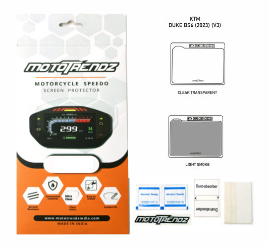 MOTOTRENDZ SPEEDO FILM - KTM DUKE 250 / 390 GEN 3 / HUSQVARNA VITPILEN 250 / 401