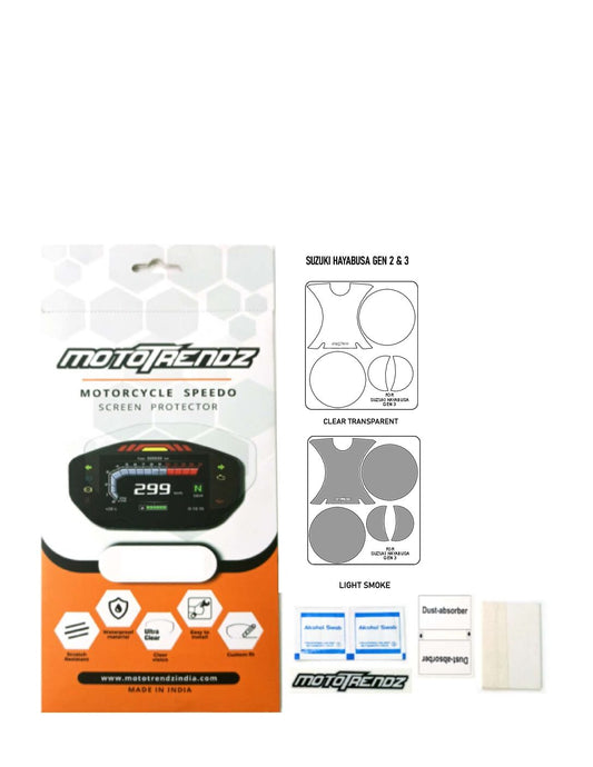 Motorcycle Speedo Screen Protector – SUZUKI HAYABUSA GEN 2 & GEN 3