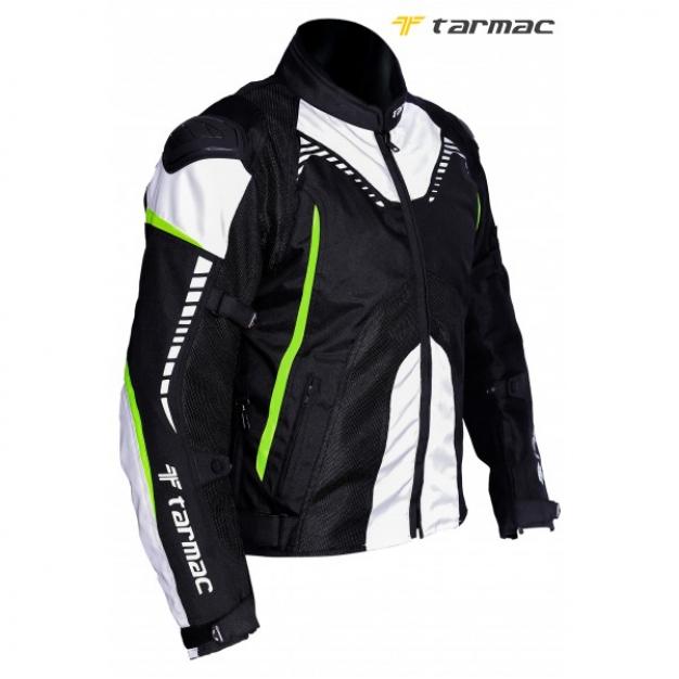 Tarmac One III Level 2 Riding Jacket with SAFE TECH protectors + FREE Tarmac  Tex gloves - Black